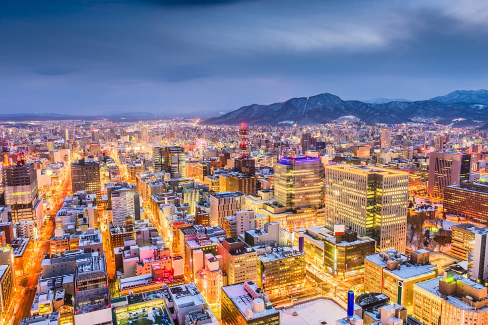ซัปโปโร Sapporo ประเทศญี่ปุ่น หิมะที่ซัปโปโระ